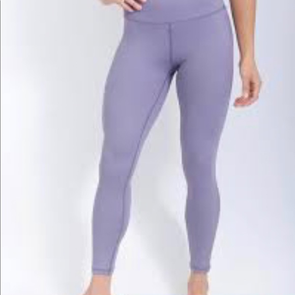ZYIA Plum Slate flame light n tight hi-rise 7/8 size L (worn 1x) - Picture 2 of 9